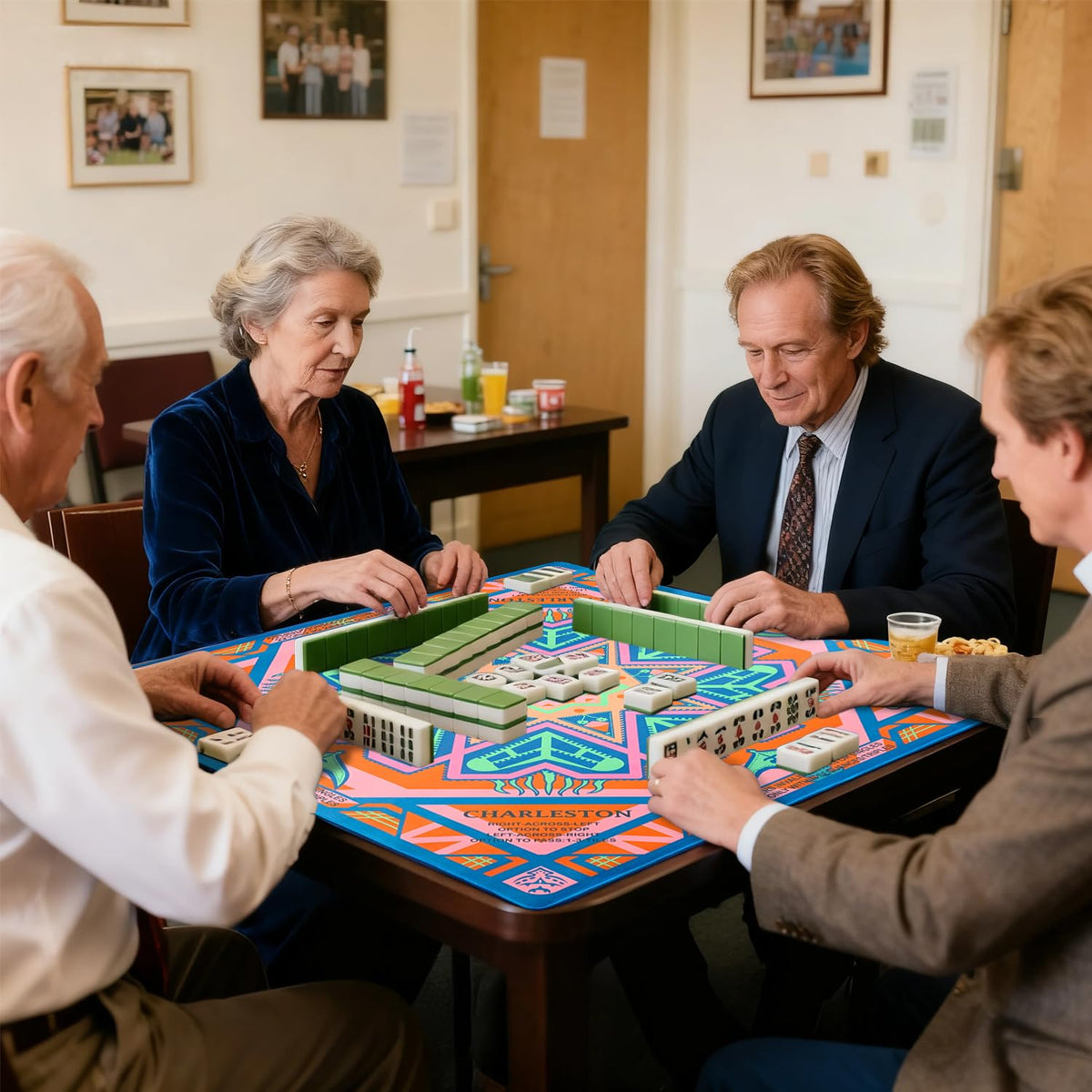 SHIYUE mat supports a variety of games from cards to dominoes and board games.