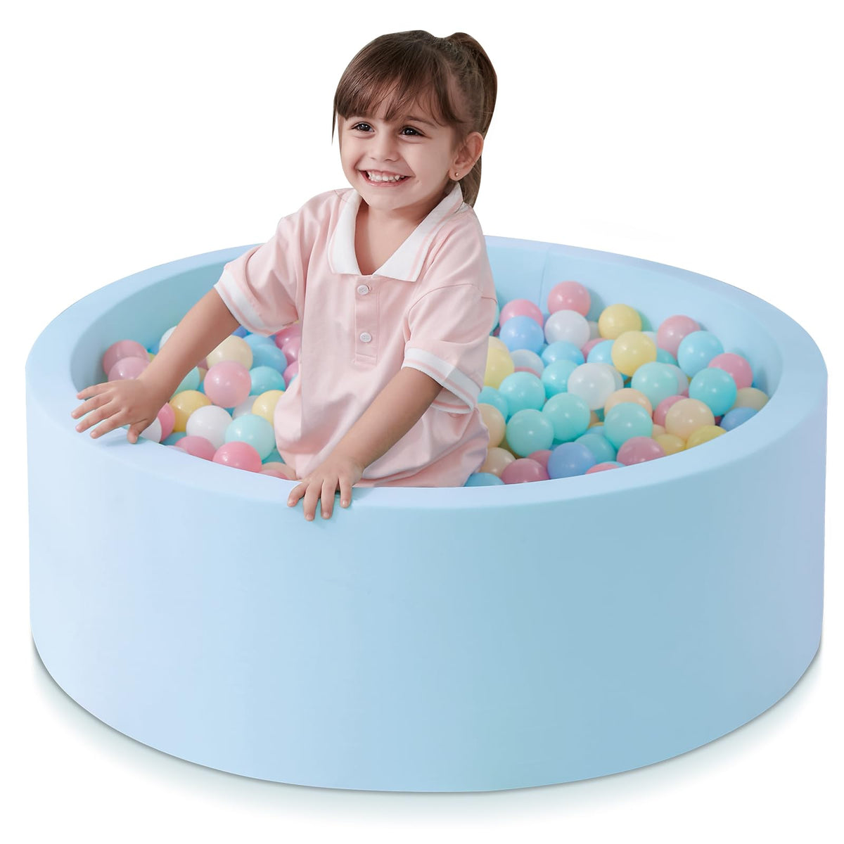 SHJADE ball pit with soft inner foam for safe toddler play and exploration.