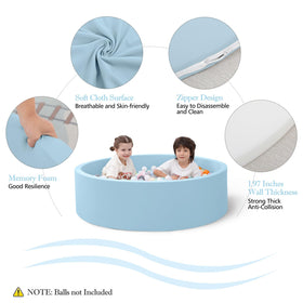 SHJADE ball pit removable washable cover for quick cleanup after play sessions.