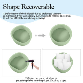 SHJADE foam pit inner foam supports soft play on green setup