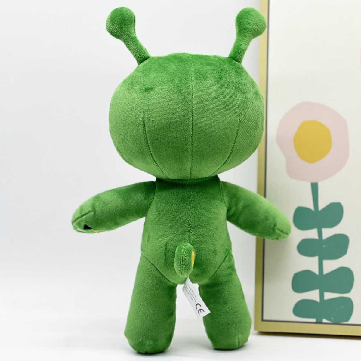 Shontay alien plush, close-up texture, showcasing soft plush surface