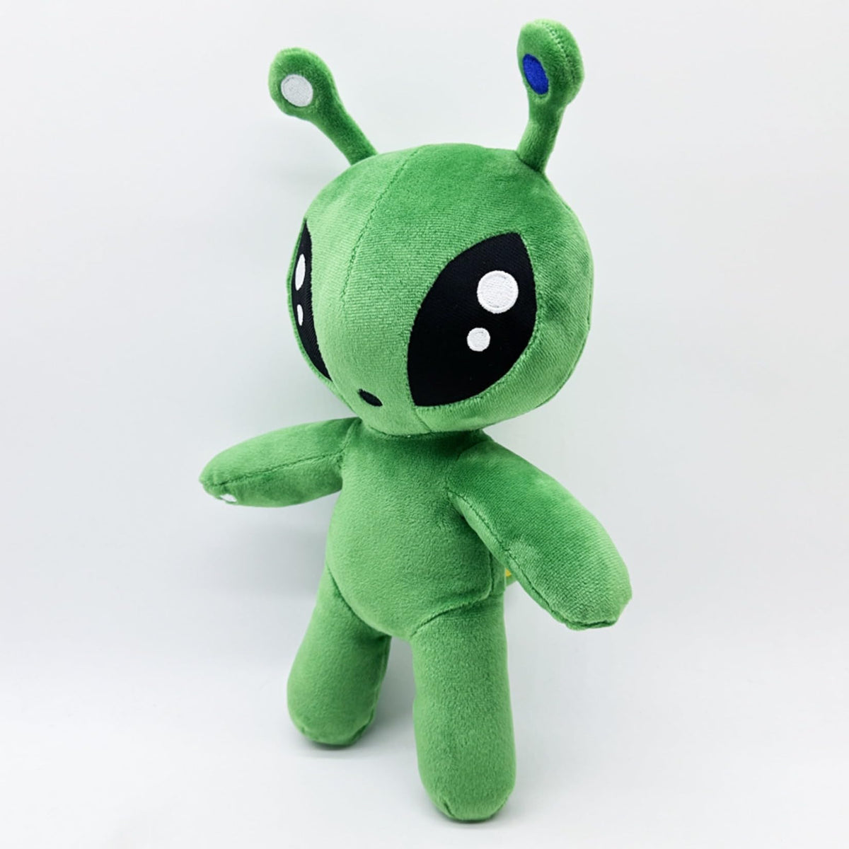 Shontay alien plush pillow, green, doubles as playful home decor accessory