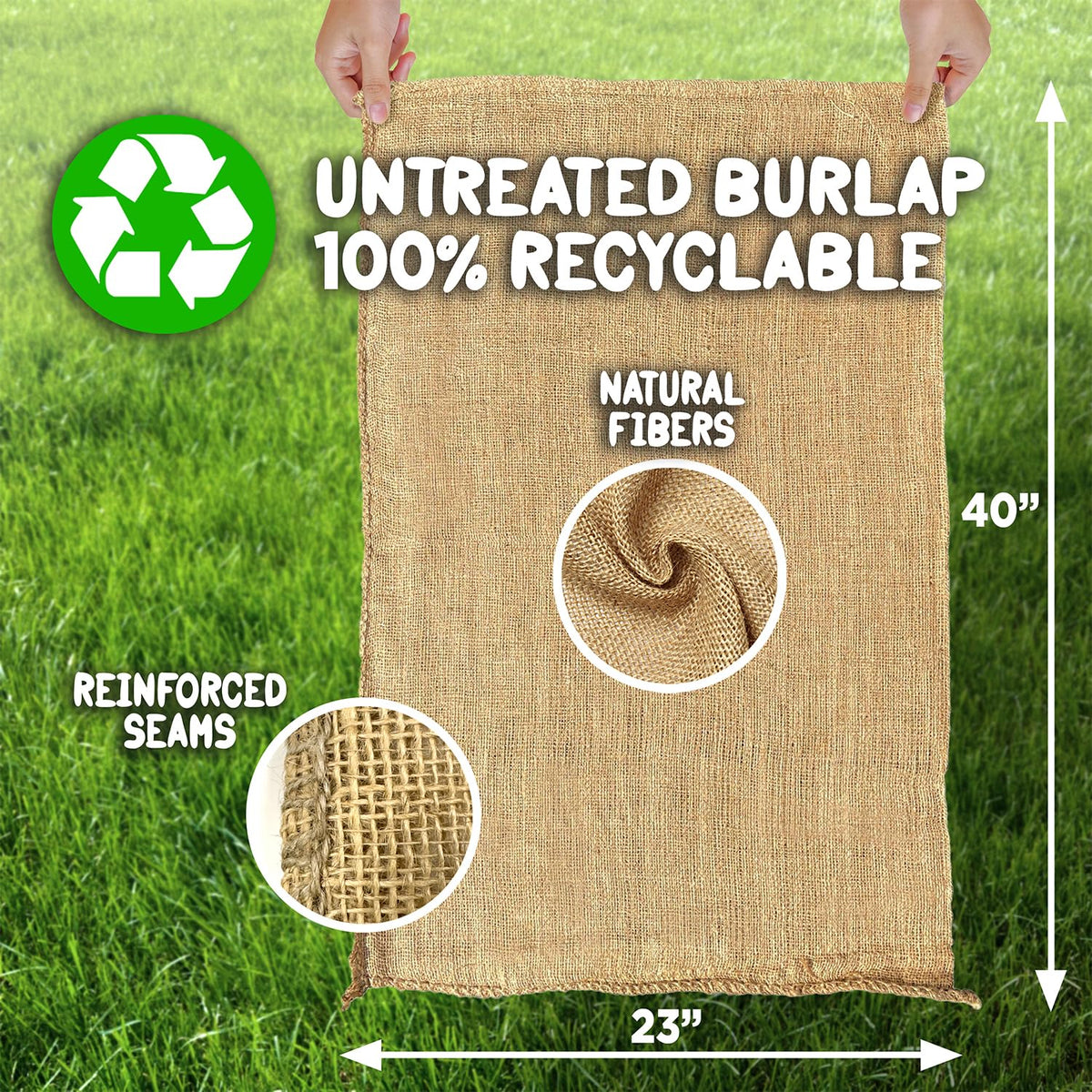 Shop Square potato sack race bags adults and kids using field day setup.
