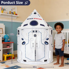 SHOUHOUNI rocket tent with sturdy poles ensures lasting durability.