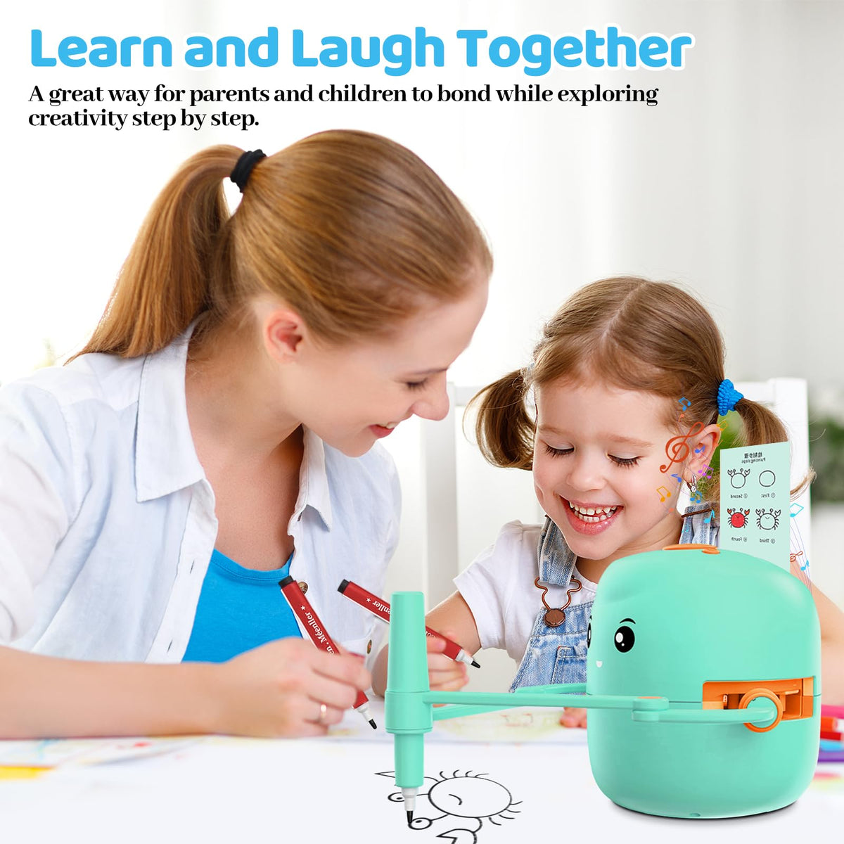 Shovira built-in music enhances focus and enjoyment during drawing