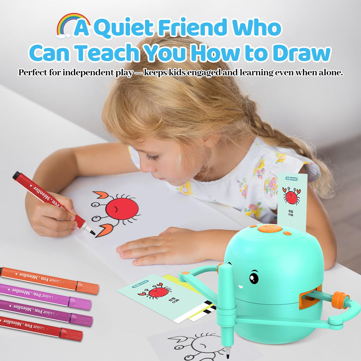 Shovira step-by-step drawing mode teaches lines and shapes progressively