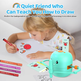 Shovira step-by-step drawing mode teaches lines and shapes progressively