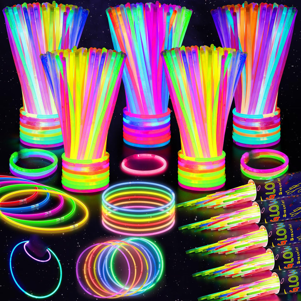 SHQDD 500 glow sticks in bright colors create party glow moments.