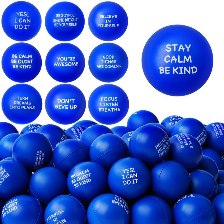 SHQDD 54pcs stress balls set for bulk office and classroom stress relief