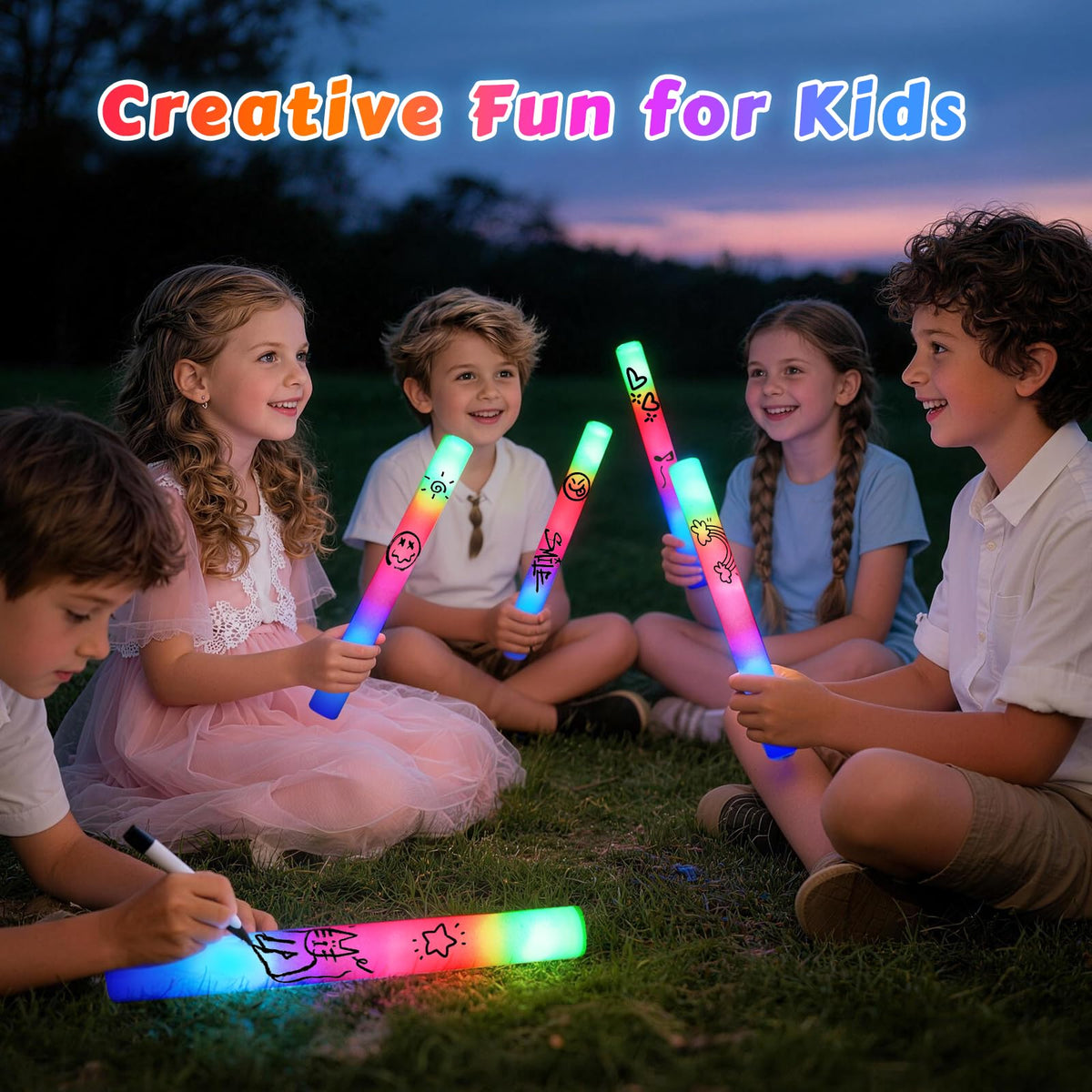 SHQDD glow sticks for concerts and holidays provide memorable light-up effects