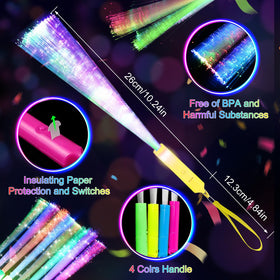 SHQDD concert night rave wands enhance crowd energy with flashing colors.