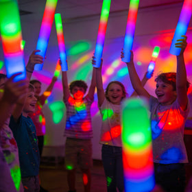 SHQDD drop-resistant foam glow stick, child-friendly design