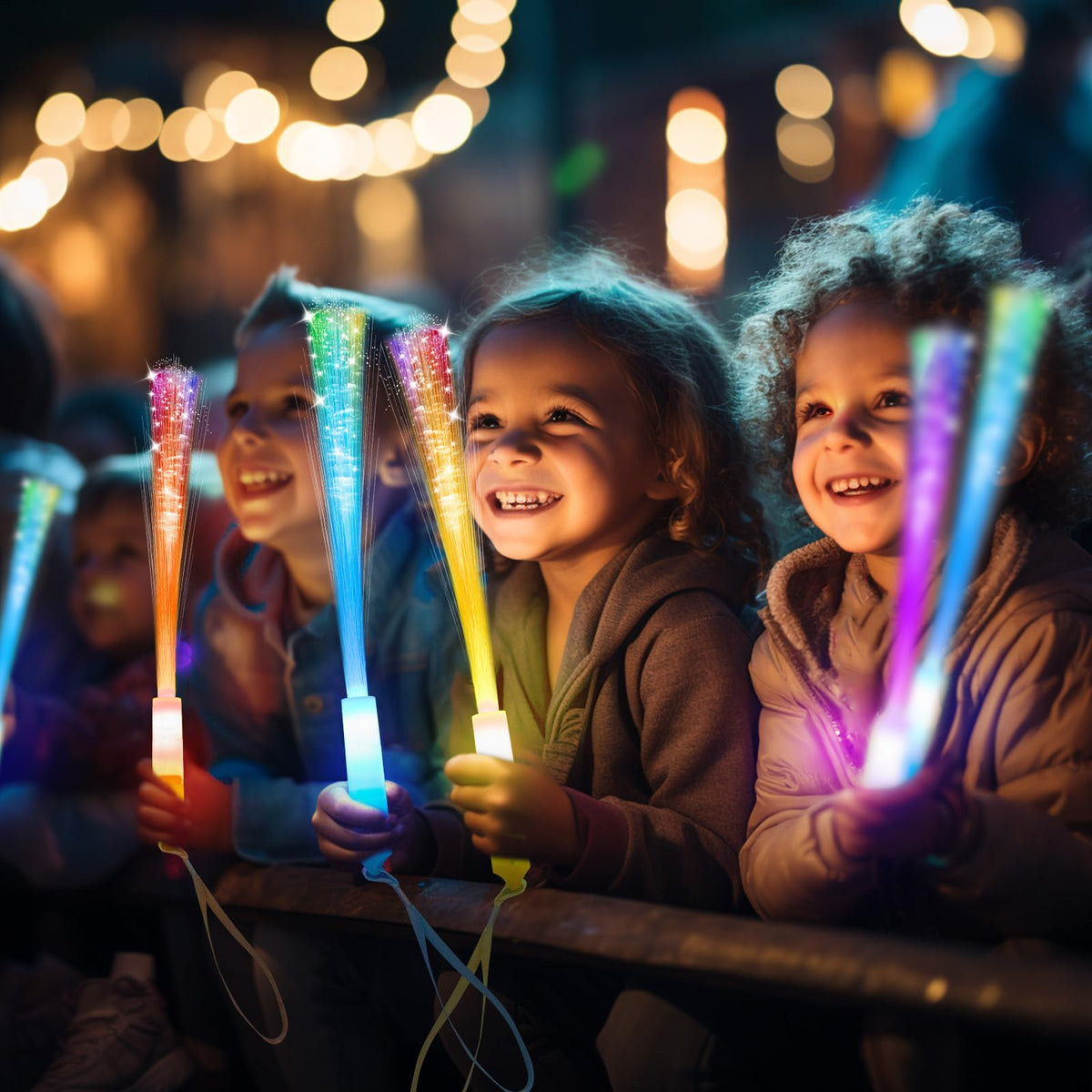 SHQDD fiber optic wands ideal as colorful party favors for guests