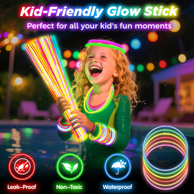 SHQDD glow sticks last up to 9 hours for long events