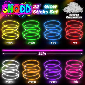 SHQDD glow sticks suit parties festivals campouts Halloween and more