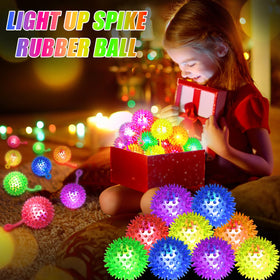SHQDD LED flashing squeaky ball yellow for high visibility at events.
