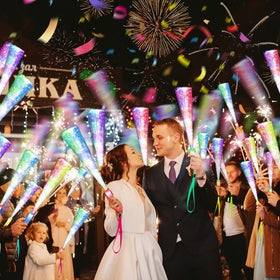 SHQDD led wand multi-color flash highlights three modes for dynamic performances.
