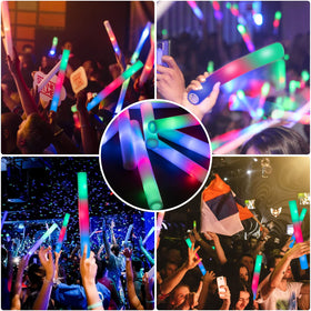 SHQDD glow sticks wrapped to resemble light sabers for imaginative play.