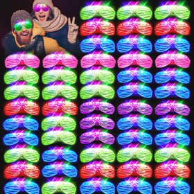 SHQDD neon glasses green glow for vibrant party vibes and photo moments