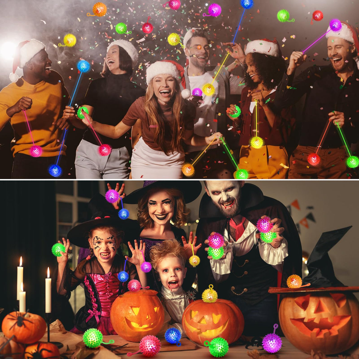 SHQDD night-glow red ball ideal for parties and outdoor fun.