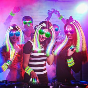 SHQDD party ideas showcase versatile glow decor for all ages.