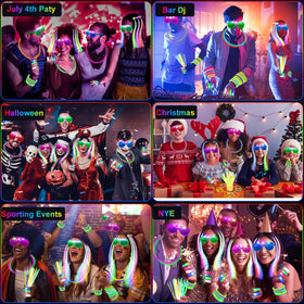 SHQDD safety-focused design ensures durable, lead-free glow gear for gatherings.