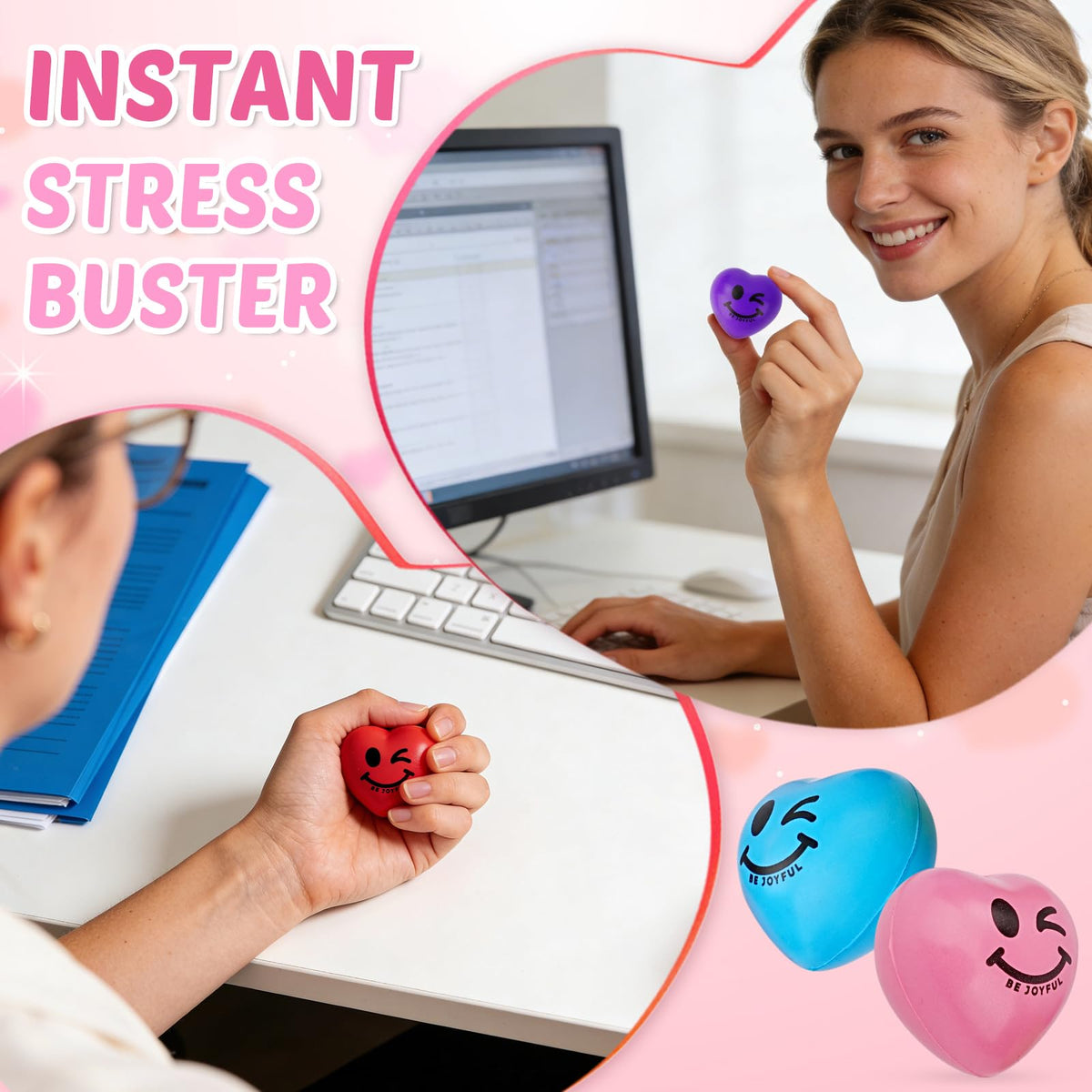 SHQDD teacher-friendly classroom prize stress ball promotes focus and rewards.