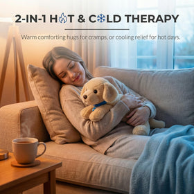 Removable ceramic bead pouch detail for hot or cold therapy by SHSEEN