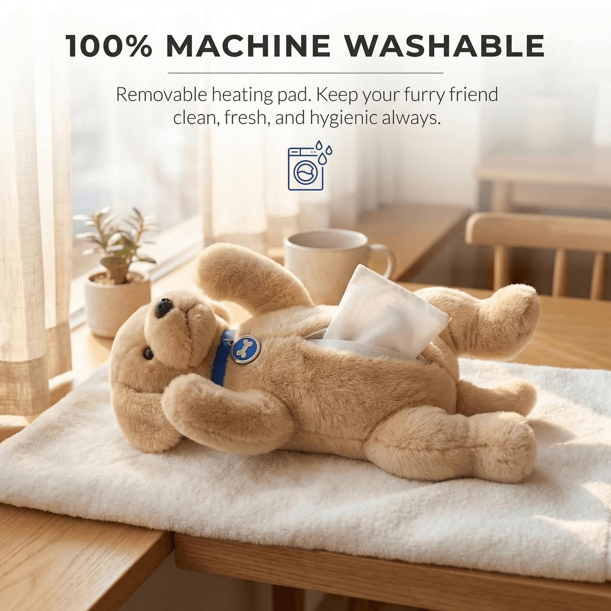 Washable odor-free plush fur with removable inner bag by SHSEEN