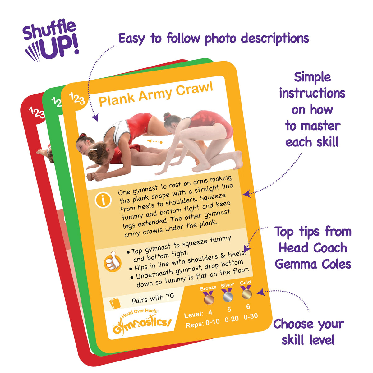 Family-friendly Shuffle Up setup for at-home active play and bonding
