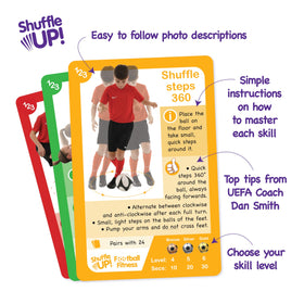 Shuffle Up cards promote stamina in kids.