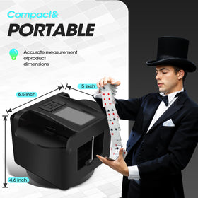 ShuffleBox G1 Pro sleek black design blends with table setups.