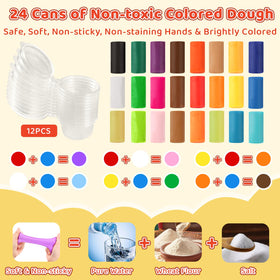 Shunshoon color dough hamburger maker encourages crafty meals in playtime.