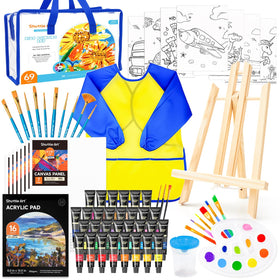 Shuttle Art 69 Pack Kids Paint Set all-in-one kit for young artists
