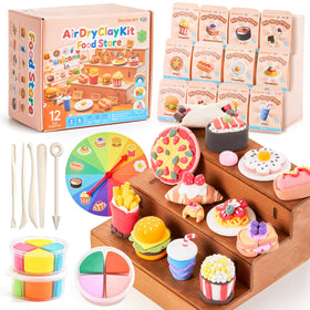 Shuttle Art food-store 12-box set for creative play and color exploration.