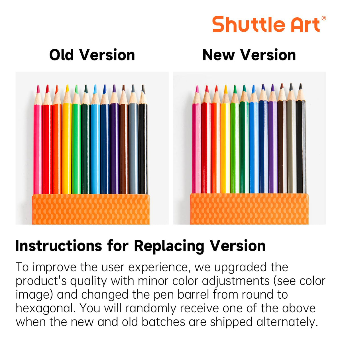 Shuttle Art pencils in bulk packaging suitable for art stations
