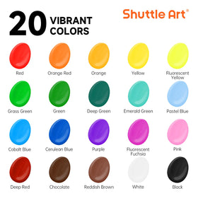 Shuttle Art color wheel aids color mixing and inspires creative experimentation.