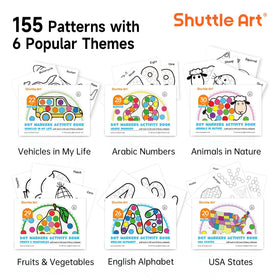 Shuttle Art lightweight 0.42 oz bottles fit small fingers for easy drawing