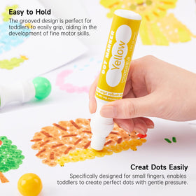 Shuttle Art dot marker pages showing 135 pattern sheets for learning
