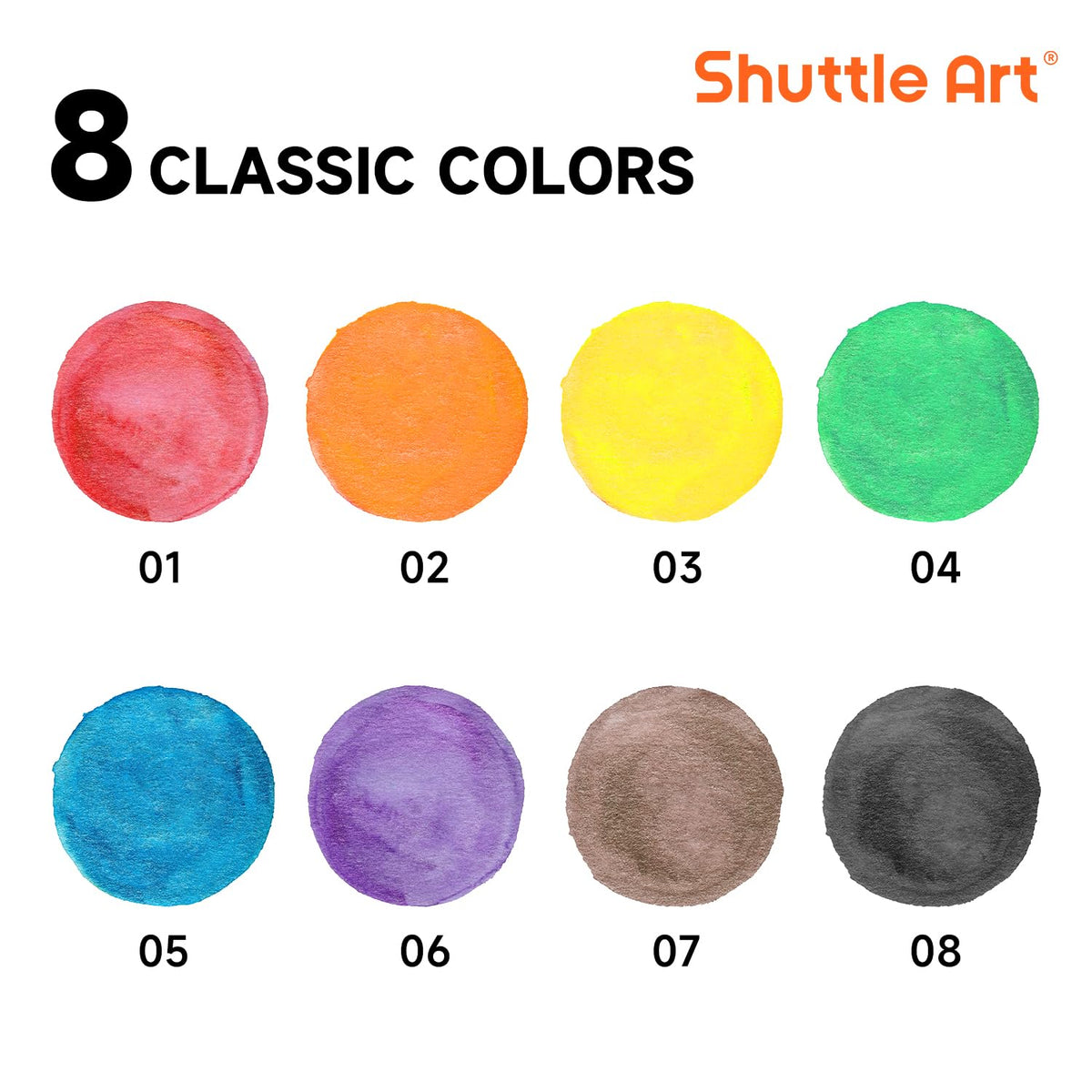 Portable Shuttle Art watercolor case used as mixing palette on the go