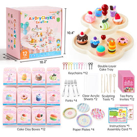 Shuttle Art step-by-step tutorials guiding kids through cake-themed creations.