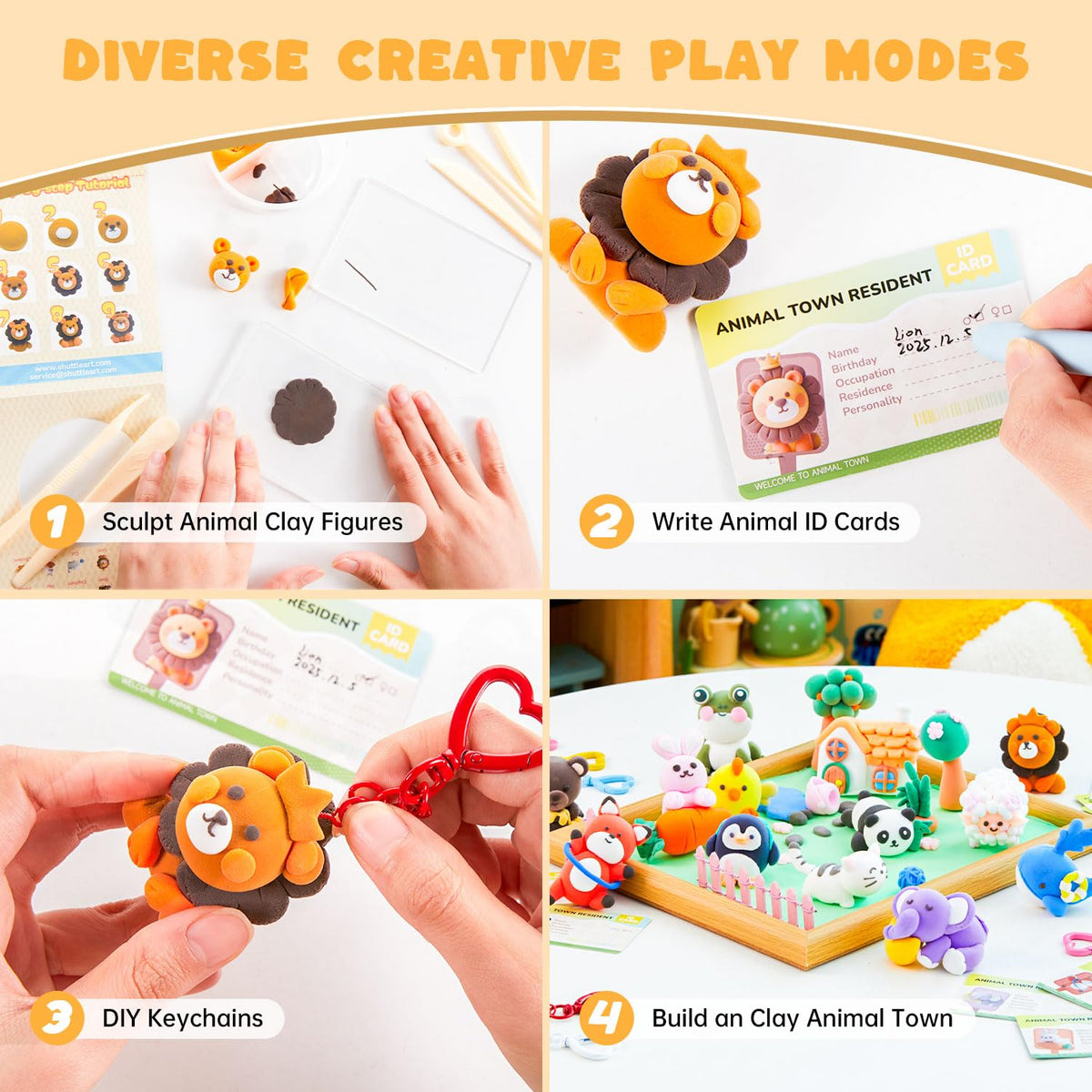 Shuttle Art tutorial cards guide young artists step by step