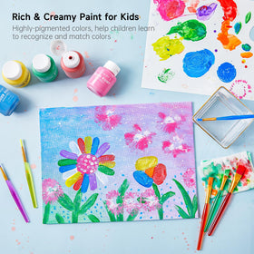 Shuttle Art palette helps organize colors for smooth, blended artwork.