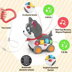 SHXYKZ bright colored toddler toy enhances visual attention during play