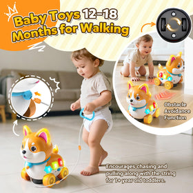 SHXYKZ Puppy toy for tummy time promotes engagement and sensory play