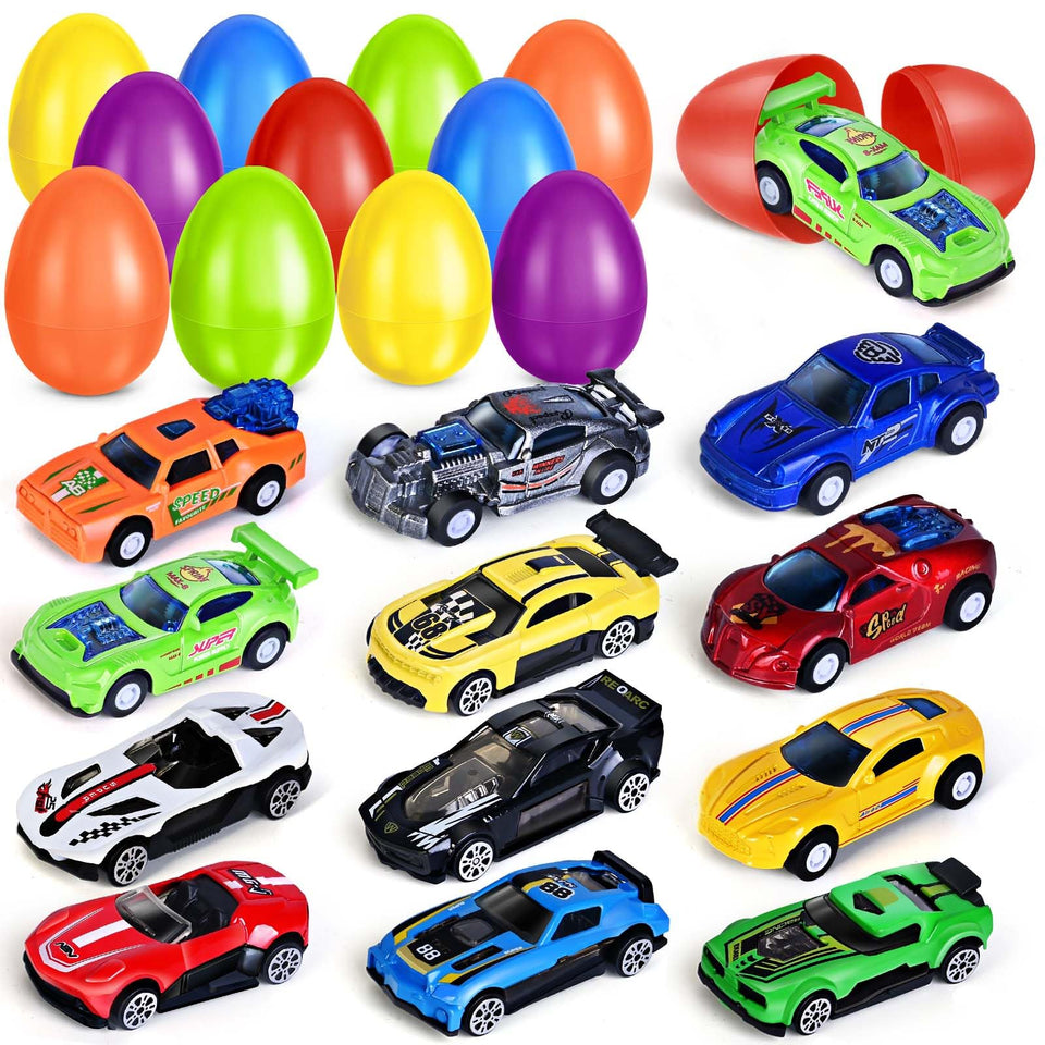 ShyLizard 12-pack Easter eggs in colorful shells for fun treasure hunts.