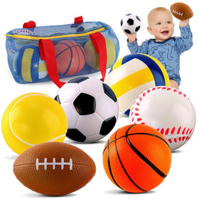 ShyLizard soft foam balls set for indoor and outdoor play, safe and lightweight.