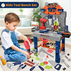 ShyLizard 120-pcs toy tools: a comprehensive set fuels open-ended construction play.
