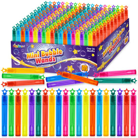 ShyLizard mini bubble wands with star handles for colorful outdoor play