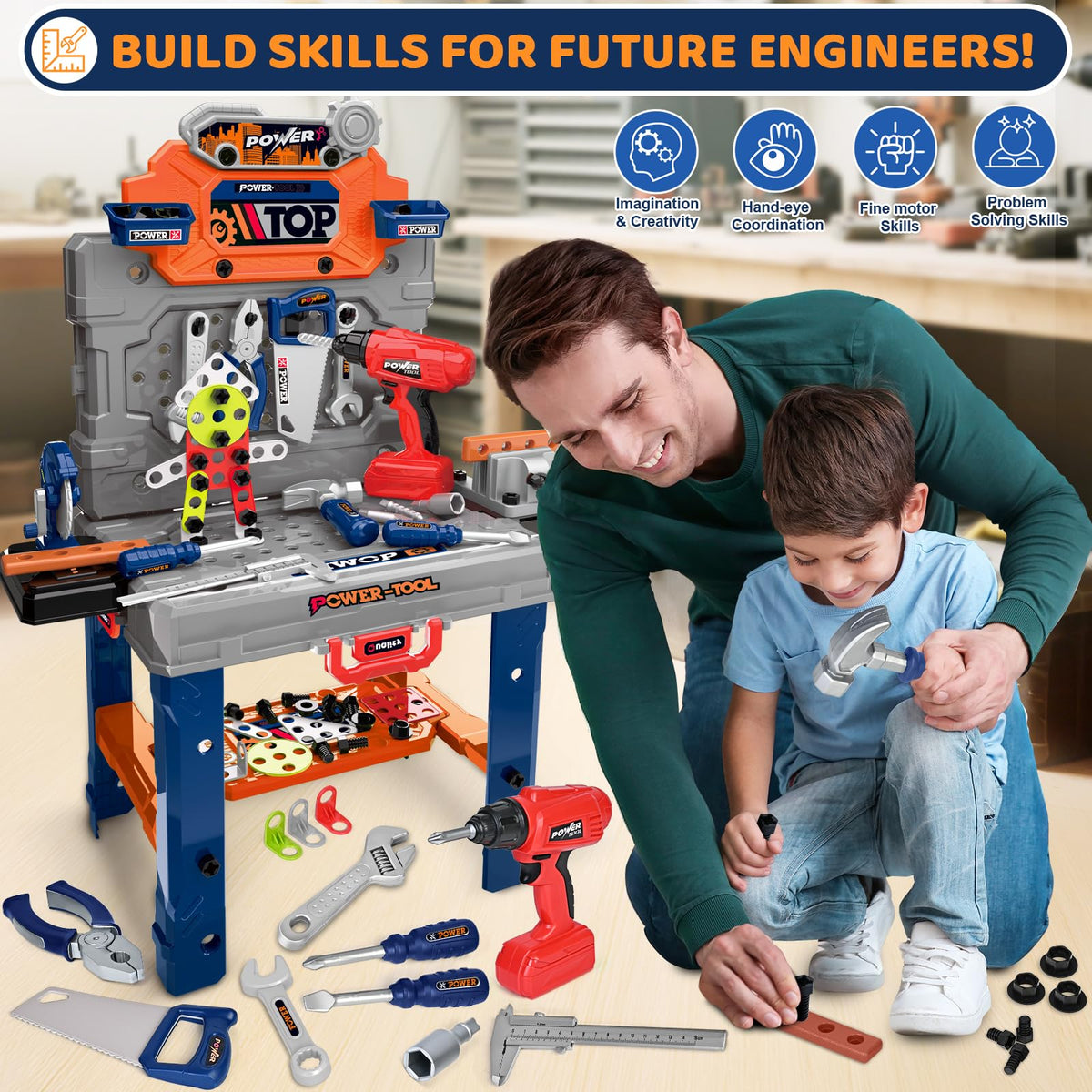 ShyLizard ABS durable construction: sturdy, safe materials designed for little hands.